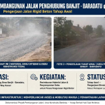 MASYARAKAT KELUHKAN DEBU TEBAL PROYEK RIGID BETON BANJIT-BARADATU, KOSTRAT: KONTRAKTOR DAN PENGAWAS JANGAN ABAIKAN KESELAMATAN PENGGUNA JALAN!