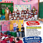 Ini Bukan Pencitraan! Aksi Tulus Warga RK 4 Banjar Mulya Baradatu, Bung Hadi dan Bung Erfan Bagi Masker Gratis Untuk Anak TK dan SD Pakai Uang Pribadi