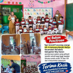 Bukan Pencitraan! Warga RK 4 Banjar Mulya Baradatu Way Kanan Rogoh Kocek Pribadi Bagi-Bagi Masker Gratis untuk Anak TK dan SD Terdampak Debu Proyek Jalan