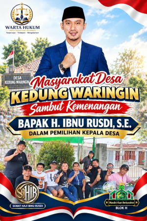 H. Ibnu Rusdi Raih 7.199 Suara Pilkades Kedungwaringin