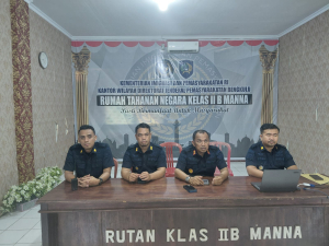 Rutan Manna Ikuti Pengarahan Kakanwil Ditjenpas Bengkulu, Siap Percepat 15 Program Aksi dan Evaluasi Pemetaan 2027
