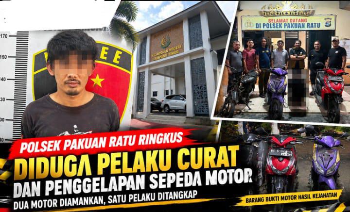 Diduga Terlibat Curat dan Penggelapan Motor, Pria Asal Jakarta Utara Berhasil Diamankan Polisi