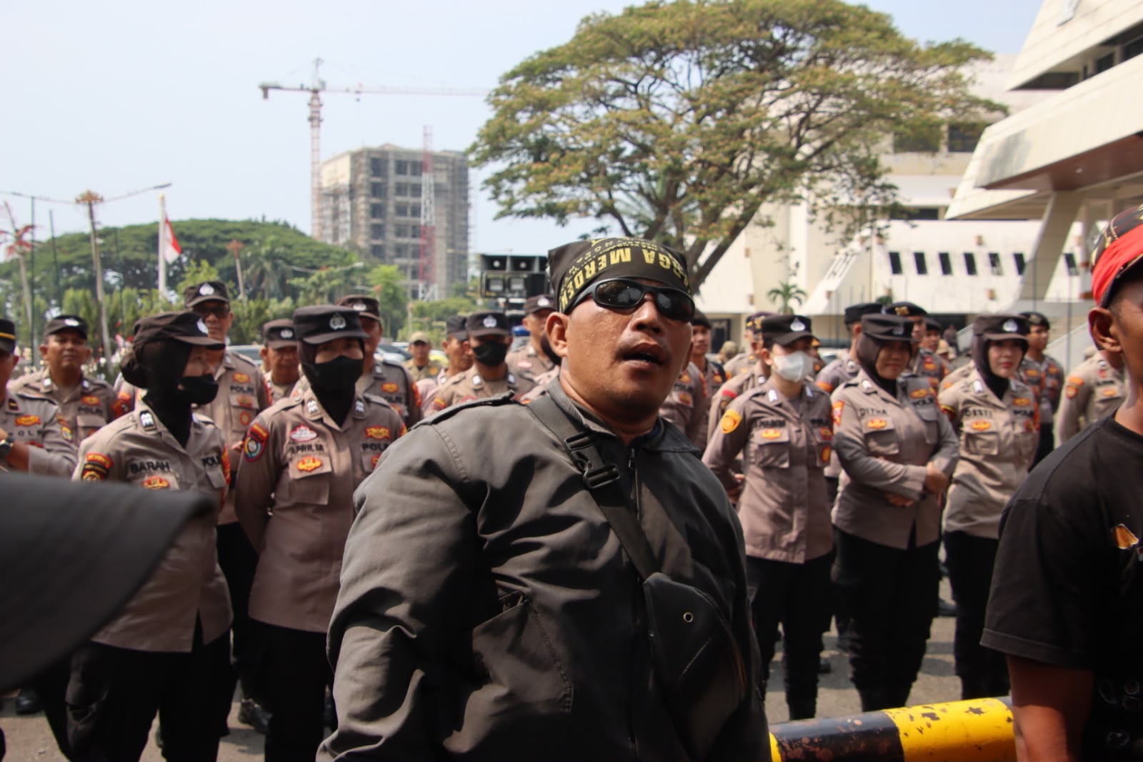 Polda Lampung: Jaga Ruang Demokrasi, Layani Aspirasi