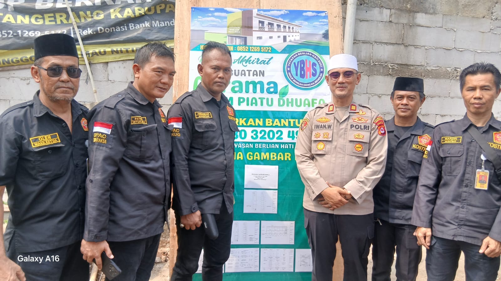 Peletakan Batu Pertama Gedung YBHS, 160 Anak Yatim Piatu Terima Santunan