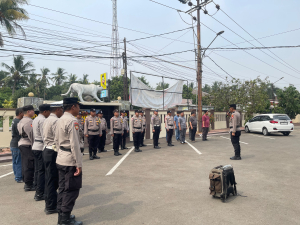 Kapolsek Mauk Pimpin Apel Pagi Personel