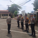 IPDA Budi Pimpin Apel Pagi, Tekankan Disiplin dan Kesiapsiagaan Personel
