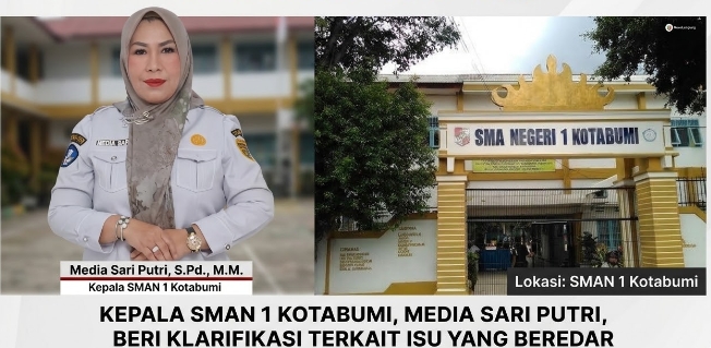Kepala SMAN 1 Kotabumi Klarifikasi Dugaan Pungli Rp4 Juta