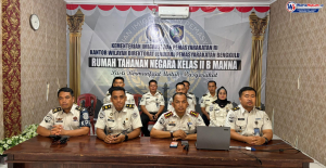 Rutan Kelas IIB Manna Ikuti Evaluasi Rencana Aksi Tahunan RB B.09 dan Monitoring B.03 B.06 Tahun 2026