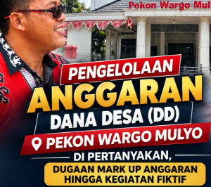 Pengelolaan Dana Desa Pekon Wargo Mulyo Diduga Bermasalah, Sejumlah Anggaran Dipertanyakan