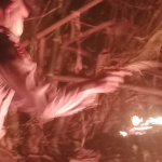Bhabinkamtibmas Gerak Cepat Tangani Kebakaran Perkebunan Bambu di Tanjung Rejo
