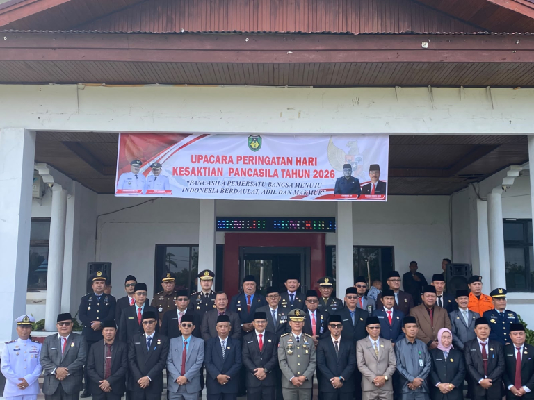 Rutan Manna Hadiri Upacara Peringatan Hari Kesaktian Pancasila di Pemkab Bengkulu Selatan