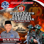 DPD PJS Aceh Sampaikan Ucapan HUT TNI ke-81