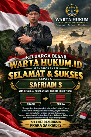 Selangkah Lebih Tinggi, Safriadi S Kini Sandang Pangkat Praka