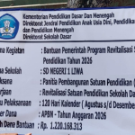 Revitalisasi SDN 1 Liwa Rp1,22 Miliar Dipertanyakan