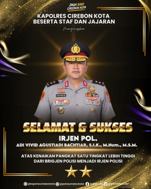 Mengemban Amanah Baru, Irjen Pol. Adi Vivid Raup Dukungan Penuh dari Keluarga Besar Polres Cirebon Kota