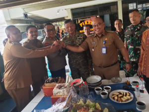 HUT TNI ke-81 Jadi Momentum Perkuat Soliditas TNI-Polri di Pasar Kemis