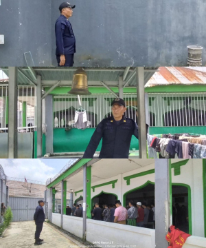 ANTISIPASI KERAWANAN GANGGUAN KAMTIB, KOMANDAN JAGA RUPAM I TROLING INTENSIF AREA BRANDGANG DAN PERKETAT PENGAWASAN BLOK HUNIAN RUTAN MANNA
