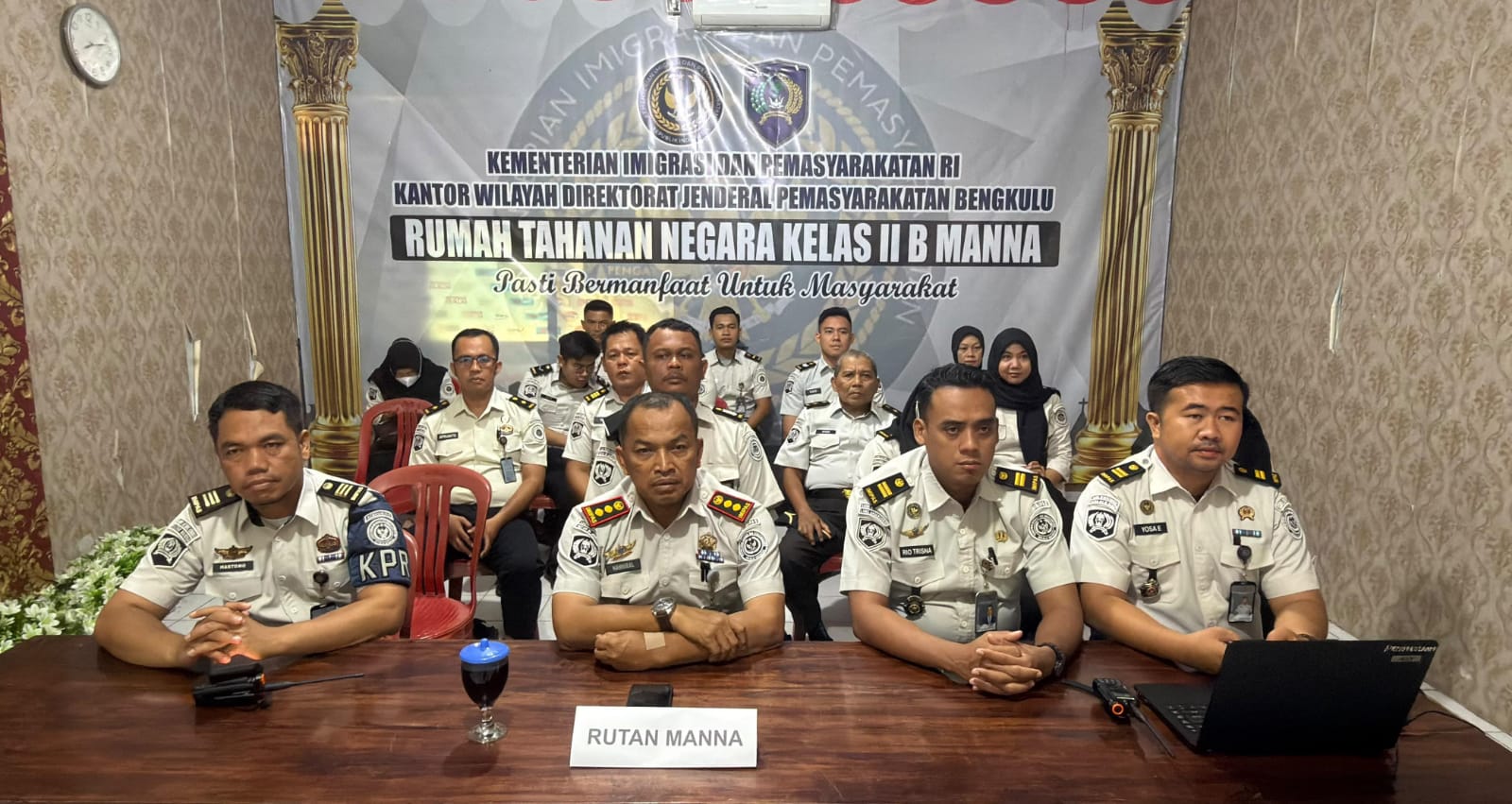 RUTAN MANNA IKUTI PENGARAHAN DIRJENPAS TERKAIT PROGRAM REHABILITASI DAN REEDUKASI WBP DUKUNG KETAHANAN PANGAN