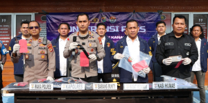 Konferensi Pers Polres Way Kanan: Ungkap Kasus Curas Ranmor di 5 TKP dan Penyalahgunaan BBM Subsidi 1.500 Liter di Sidoarjo