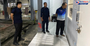 Pastikan Situasi Aman dan Kondusif, Karutan Manna Lakukan Kontrol Malam Blok Hunian 01.45 WIB Dini Hari