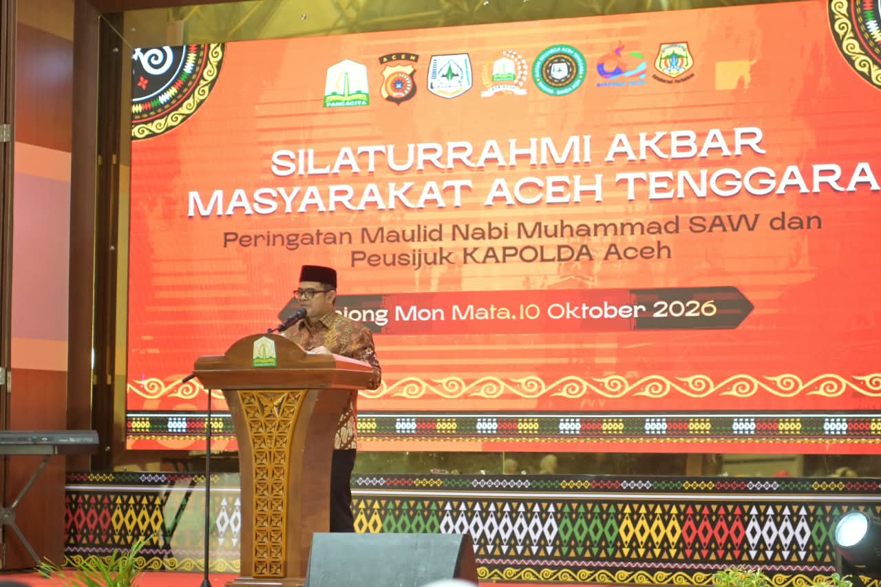 Plt Sekda Aceh Hadiri Silaturahmi Akbar Masyarakat Aceh Tenggara