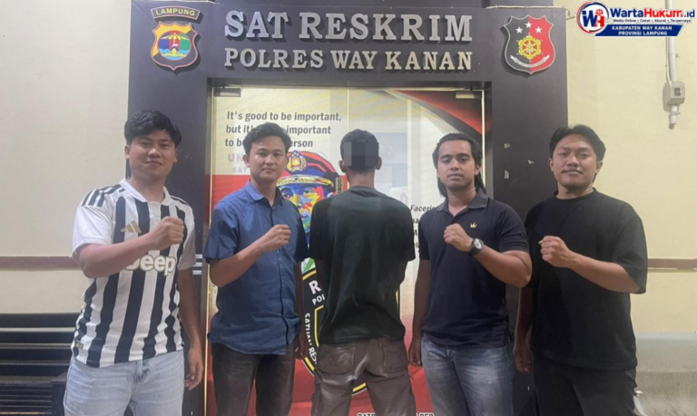 Polres Way Kanan Bekuk Pelaku Persetubuhan Anak di Bawah Umur di Pakuan Ratu