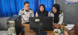Perkuat Layanan Pembimbingan Kemasyarakatan, Petugas Pos Bapas Rutan Manna Ikuti Zoom Meeting