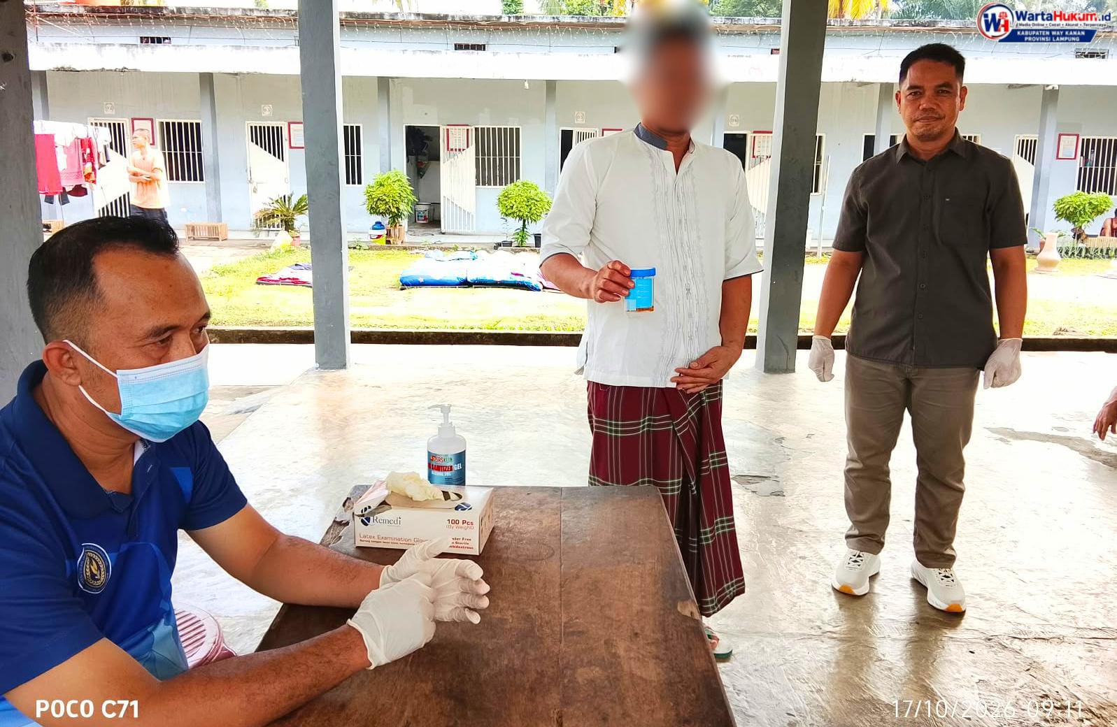 Deteksi Dini Gangguan Kamtib Bebas Dari Peredaran Narkoba Rutan Manna Gelar Tes Urine Warga Binaan