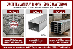 Revitalisasi SDN 3 Sukaraja Rp1,32 Miliar Jadi Sorotan