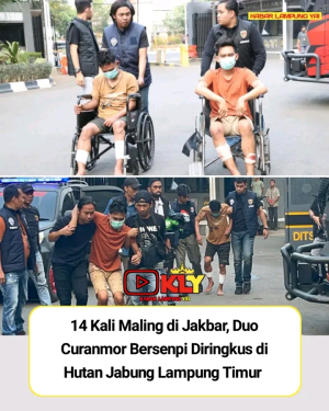 Polisi Tangkap Duo Curanmor di Hutan Lampung Timur, Akui 14 Aksi