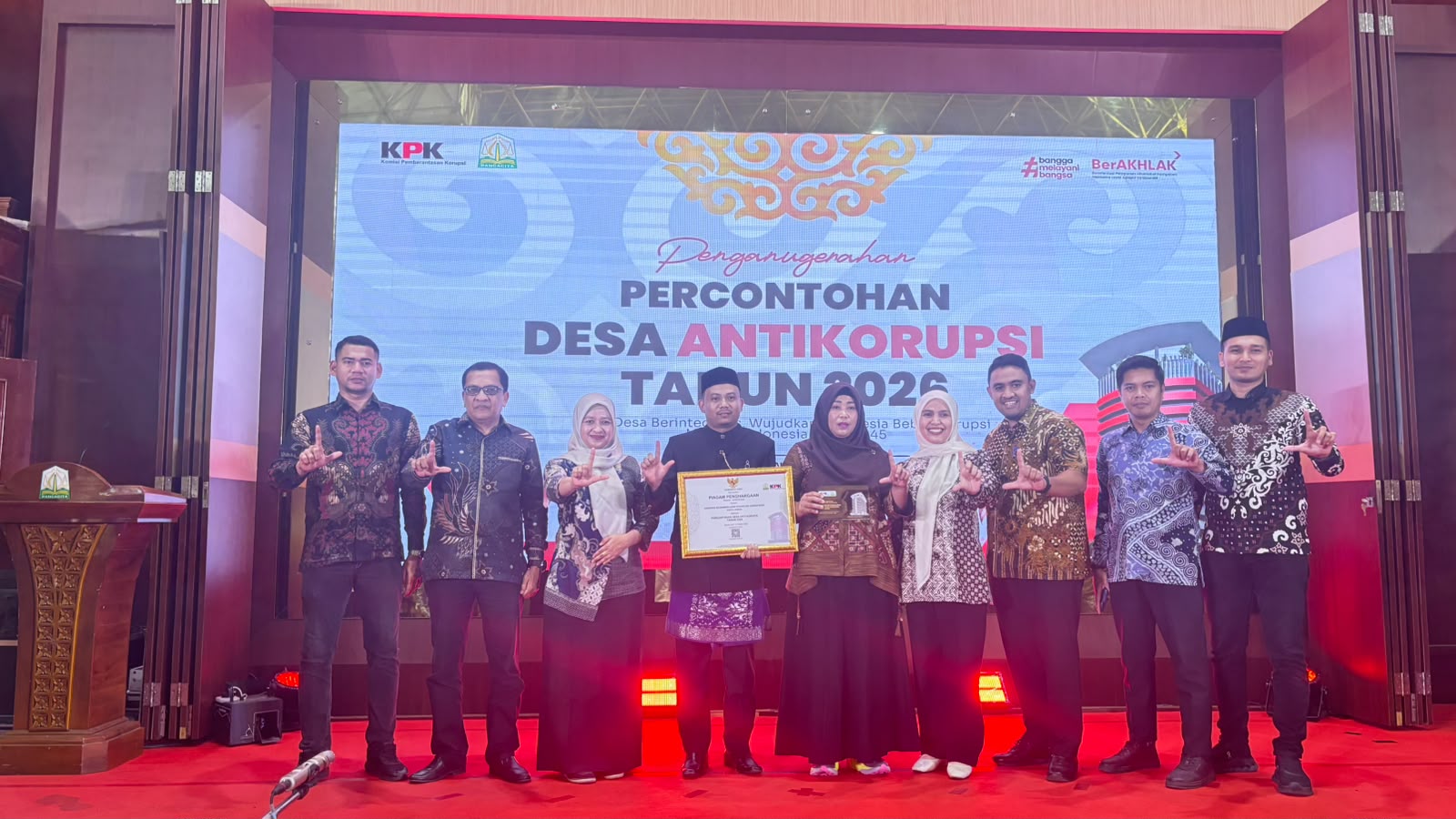Gampong Geudubang Jawa Raih Penghargaan Desa Antikorupsi, Harumkan Kota Langsa