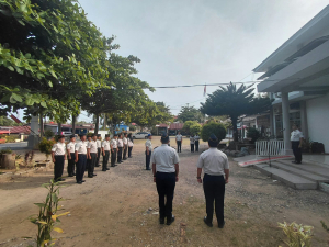 Karutan Manna Pimpin Apel Pagi, Tekankan Disiplin, Integritas dan Pahami Tugas Tanggung Jawab