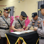Kapolres Pringsewu Pimpin Sertijab Pejabat Utama dan Kapolsek, Iptu Agus Linto Jabat Kapolsek Sukoharjo