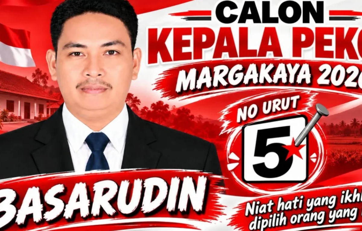 Pilkakon Margakaya 2026, Basarudin Nomor Urut 5 Usung Semangat Ketulusan dan Keikhlasan