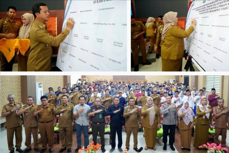 172 Calon Kepala Pekon di Pringsewu Deklarasikan Komitmen Damai, Siap Sukseskan Pilkakon Serentak 2026
