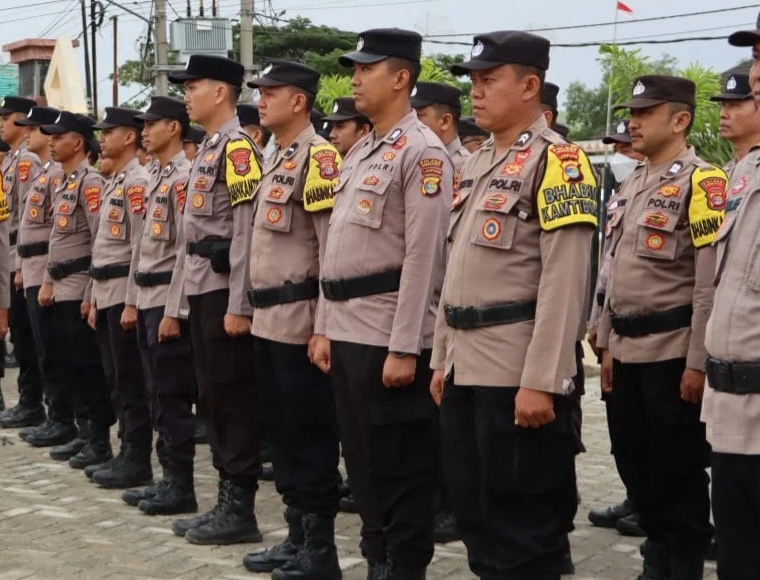 Polres Pringsewu Kerahkan 291 Personel Amankan Pilkakon Serentak 2026